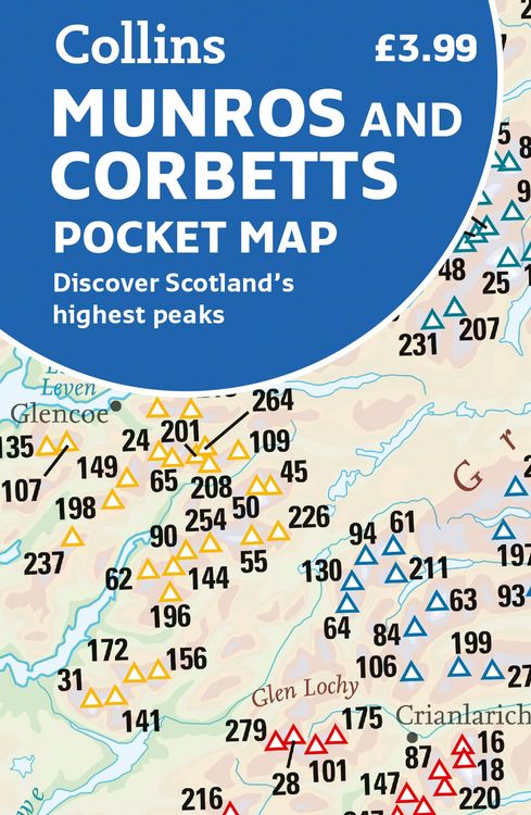 Produktbild: Munros and Corbetts Pocket Map
