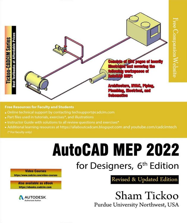 Produktbild: AutoCAD MEP 2022 for Designers, 6th Edition