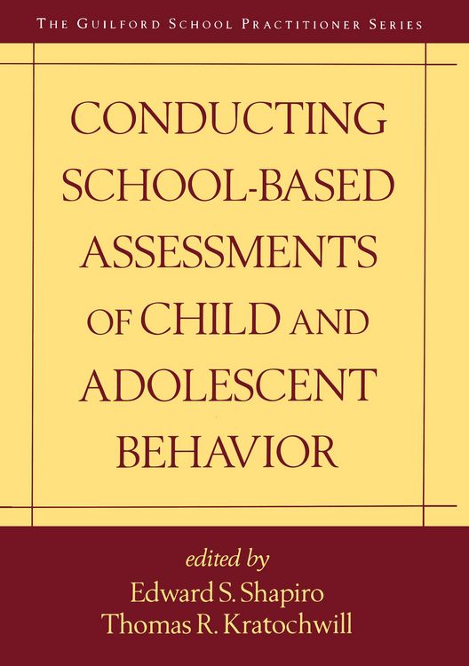 Produktbild: Conducting School-Based Assessments of Child and Adolescent Behavior
