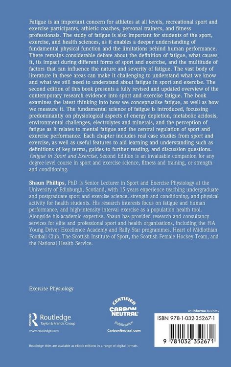 Produktbild: Fatigue in Sport and Exercise