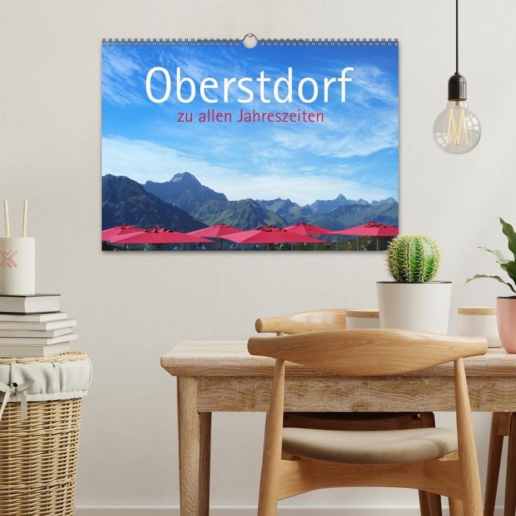 Produktbild: Oberstdorf zu allen Jahreszeiten (Wandkalender 2027 DIN A3 quer), CALVENDO Monatskalender