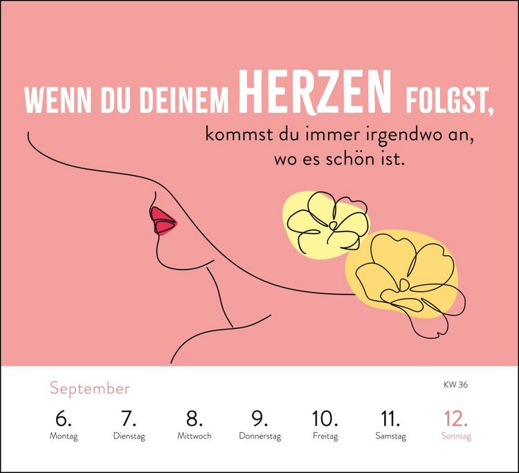 Produktbild: Wochenkalender 2027: Sei stark. Sei anders. Sei DU.