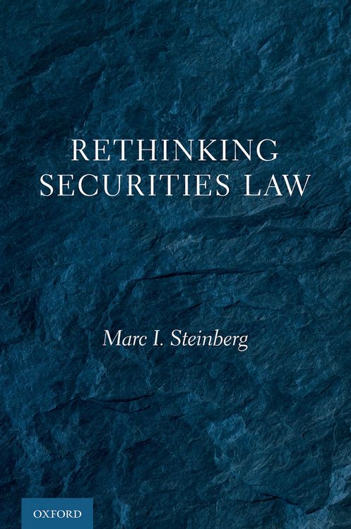 Produktbild: Rethinking Securities Law