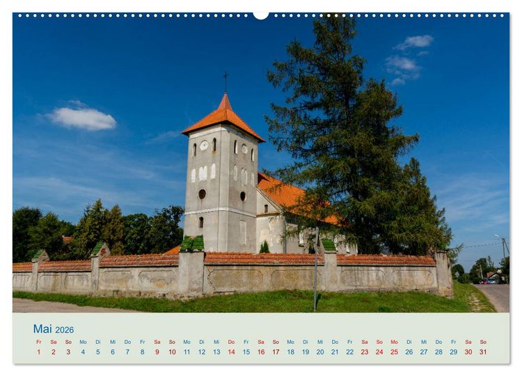 Produktbild: Wundersch&ouml;nes Masuren (Wandkalender 2026 DIN A2 quer), CALVENDO Monatskalender