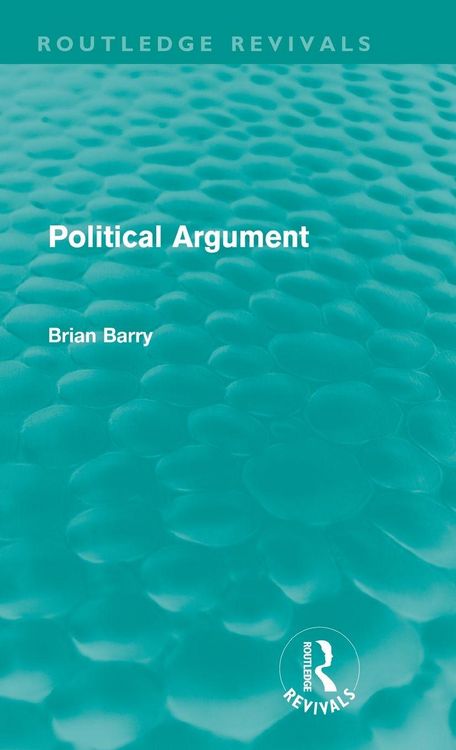 Produktbild: Political Argument (Routledge Revivals)