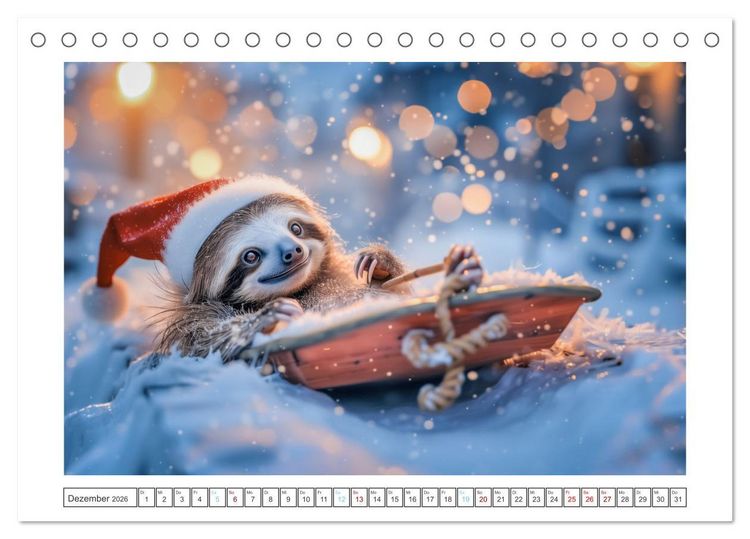 Produktbild: Snoozers Tr&auml;umende Abenteuer (Tischkalender 2026 DIN A5 quer), CALVENDO Monatskalender