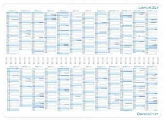 Produktbild: Tischkalender 17 Monate 26/27 [K&ouml;nigsblau]