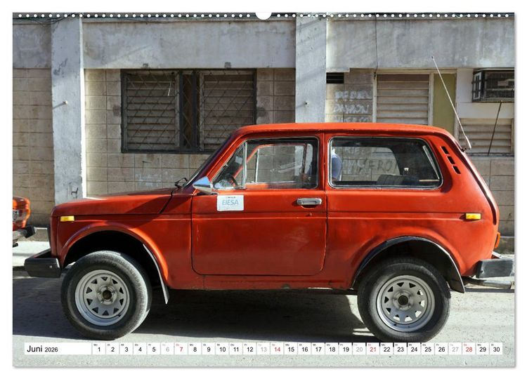 Produktbild: LADA NIVA - Russlands Dauer-L&auml;ufer (Wandkalender 2026 DIN A2 quer), CALVENDO Monatskalender