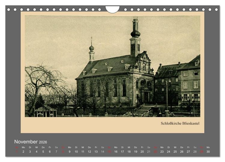 Produktbild: Saarland - vunn domols (frieher), Neue Ansichten vom Saarpfalz-Kreis (Wandkalender 2026 DIN A4 quer), CALVENDO Monatskalender