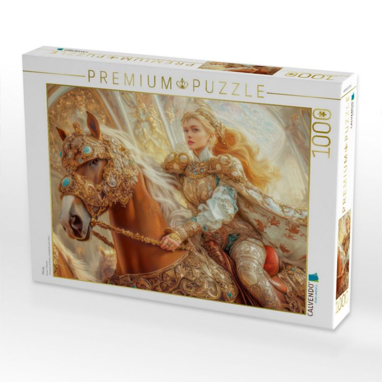 Produktbild: CALVENDO Puzzle Pferde | 1000 Teile Lege-Gr&ouml;&szlig;e 64x48cm Foto-Puzzle f&uuml;r gl&uuml;ckliche Stunden