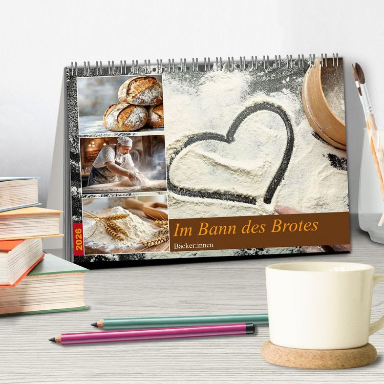 Produktbild: Im Bann des Brotes - B&auml;cker:innen (Tischkalender 2026 DIN A5 quer), CALVENDO Monatskalender