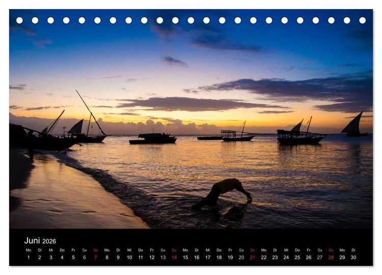 Produktbild: Wildes Afrika (Tischkalender 2026 DIN A5 quer), CALVENDO Monatskalender
