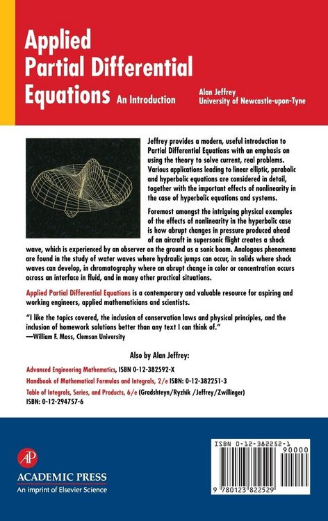 Produktbild: Applied Partial Differential Equations