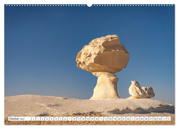 Produktbild: &Auml;gypten - die Weisse W&uuml;ste (Wandkalender 2027 DIN A2 quer), CALVENDO Monatskalender