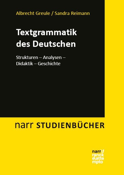 Produktbild: Textgrammatik des Deutschen