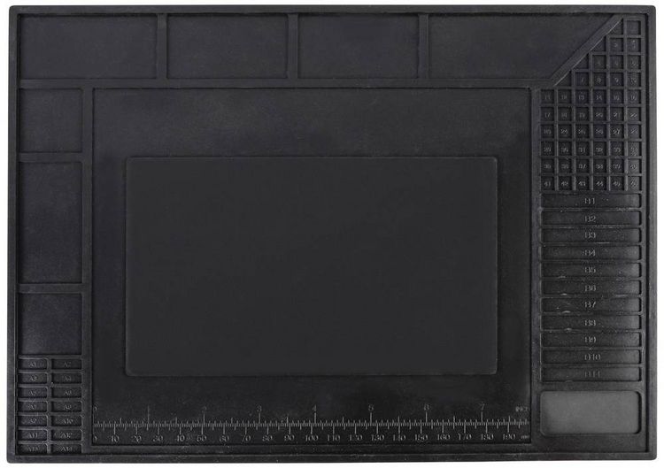 Produktbild: TOOLCRAFT AM-210 L&ouml;tmatte (L x B x H) 297 x 210 x 5mm