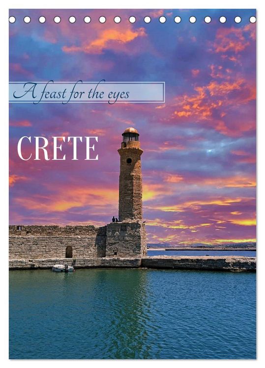 Produktbild: A feast for the eyes - Crete (Desk Calendar 2026 DIN A5 portrait), CALVENDO 12 Month DeskCalendar