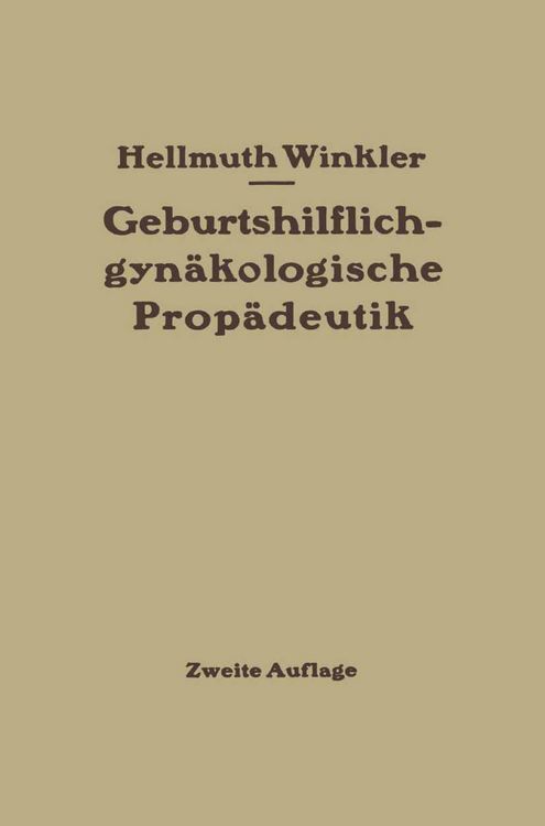 Produktbild: Geburtshilflich-gyn&auml;kologische Prop&auml;deutik