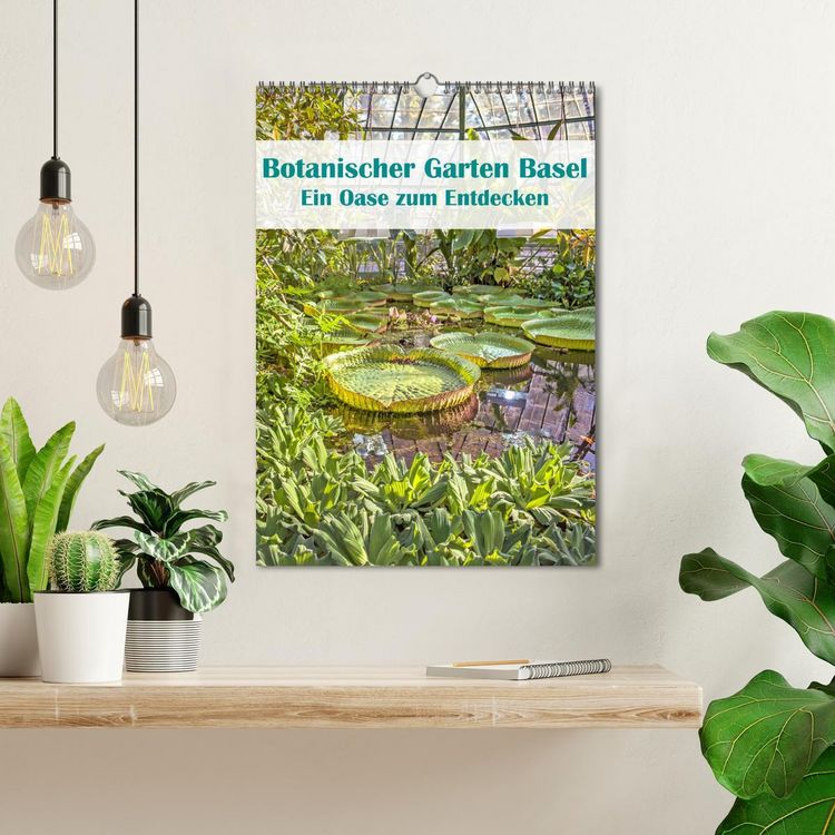 Produktbild: Botanischer Garten Basel - Eine Oase zum Entdecken (Wandkalender 2026 DIN A3 hoch), CALVENDO Monatskalender