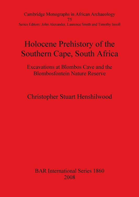Produktbild: Holocene Prehistory of the Southern Cape, South Africa