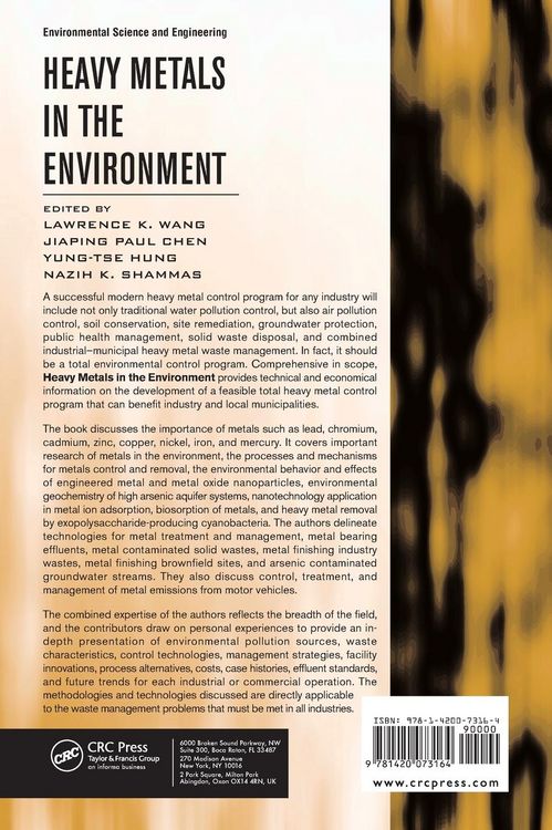 Produktbild: Heavy Metals in the Environment