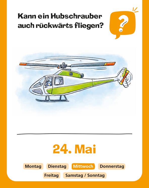 Produktbild: Wieso? Weshalb? Warum? Mein Kalender 2023