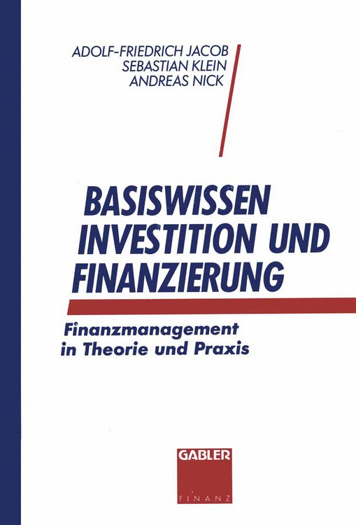 Produktbild: Basiswissen Investition und Finanzierung