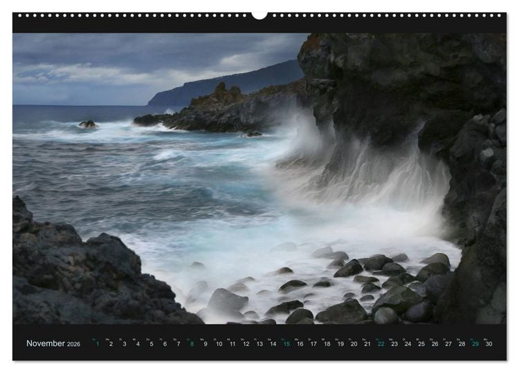 Produktbild: wildes La Palma (Wandkalender 2026 DIN A2 quer), CALVENDO Monatskalender