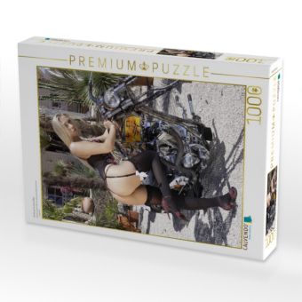 Produktbild: CALVENDO Puzzle Kristinas Custom Bike | 1000 Teile Lege-Gr&ouml;&szlig;e 64x48cm Foto-Puzzle f&uuml;r gl&uuml;ckliche Stunden