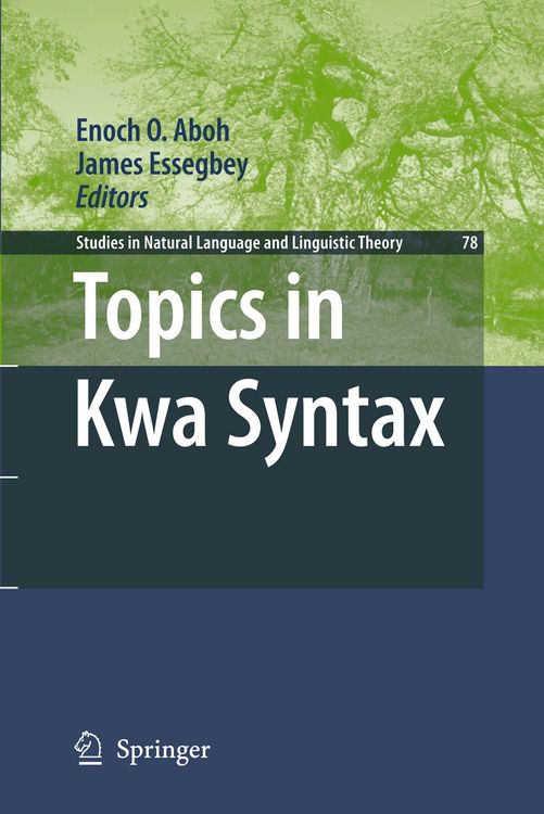 Produktbild: Topics in Kwa Syntax