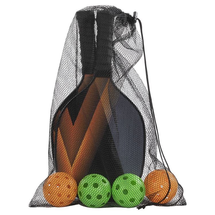 Produktbild: Idena Pickleball Set 2 Schl&auml;ger/4 B&auml;lle 6 Teile