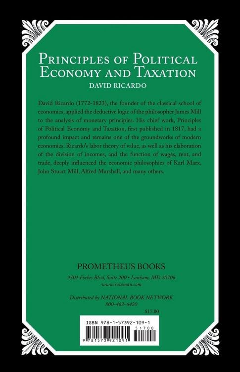 Produktbild: Principles of Political Economy and Taxation