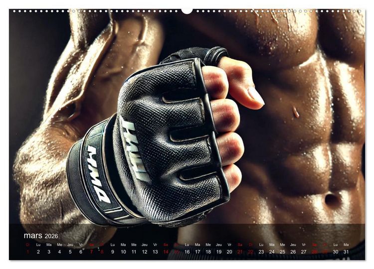 Produktbild: MMA - Mixed Martial Arts France (Calendrier mural 2026 DIN A2 vertical) calendrier de bureau