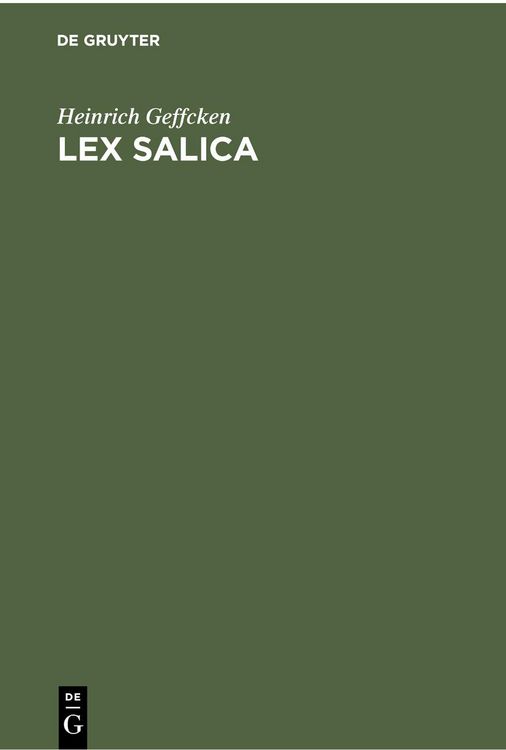 Produktbild: Lex Salica