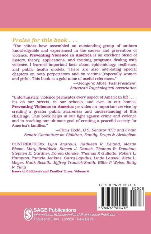 Produktbild: Preventing Violence in America