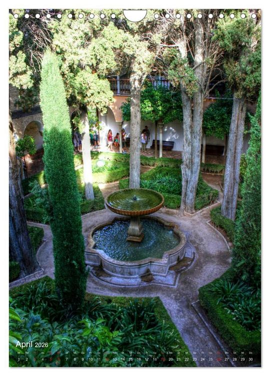 Produktbild: Die Alhambra (Wandkalender 2026 DIN A4 hoch), CALVENDO Monatskalender