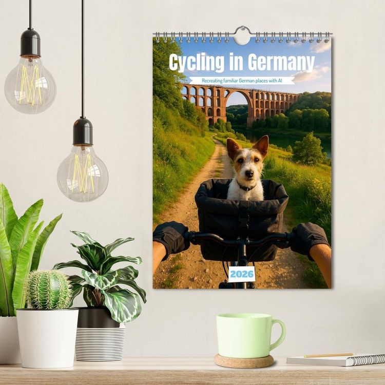 Produktbild: Cycling in Germany (Wall Calendar 2026 DIN A4 portrait), CALVENDO 12 Month Wall Calendar