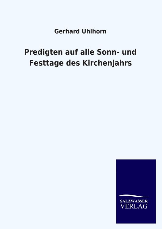 Produktbild: Predigten auf alle Sonn- und Festtage des Kirchenjahrs