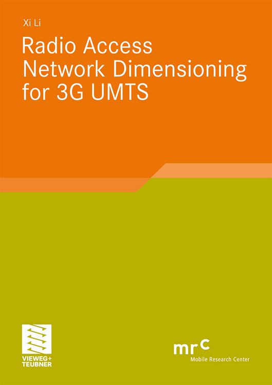 Produktbild: Radio Access Network Dimensioning for 3G UMTS