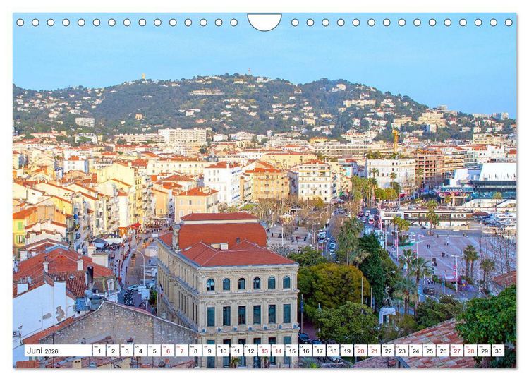 Produktbild: Cannes - idyllische Stadt an der C&ocirc;te d&rsquo;Azur (Wandkalender 2026 DIN A4 quer), CALVENDO Monatskalender