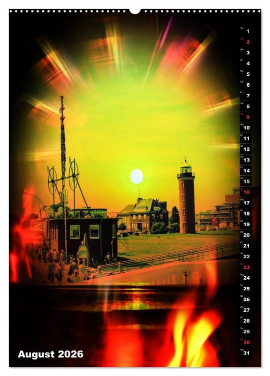 Produktbild: Leuchtt&uuml;rme Kalender der besonderen Art (Wandkalender 2026 DIN A2 hoch), CALVENDO Monatskalender