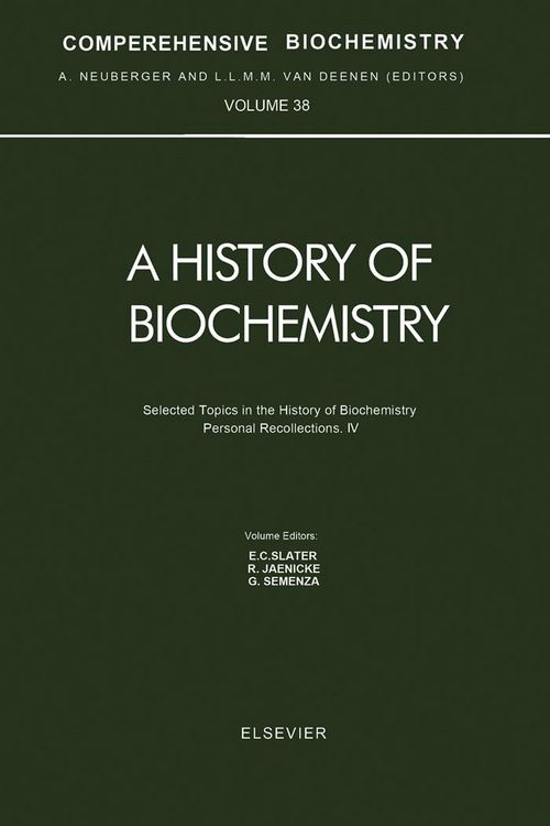 Produktbild: Selected Topics in the History of Biochemistry. Personal Recollections. IV