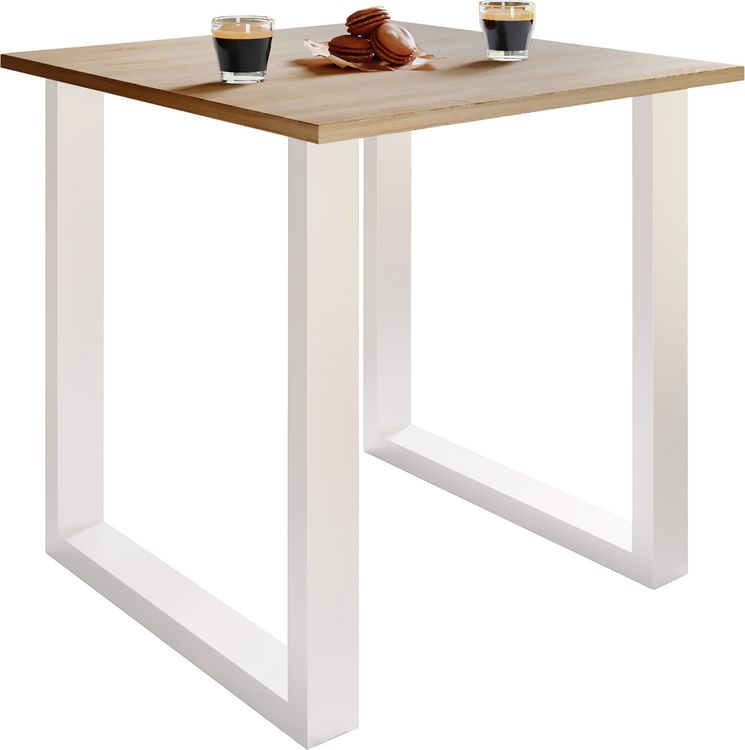 Produktbild: Premium Holz Esstisch K&uuml;chentisch Xona U 80x80