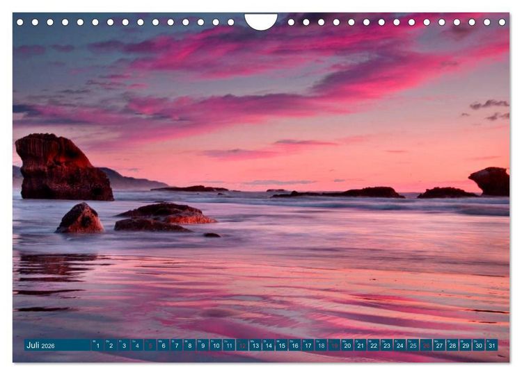 Produktbild: Neuseeland &bull; Impressionen (Wandkalender 2026 DIN A4 quer), CALVENDO Monatskalender