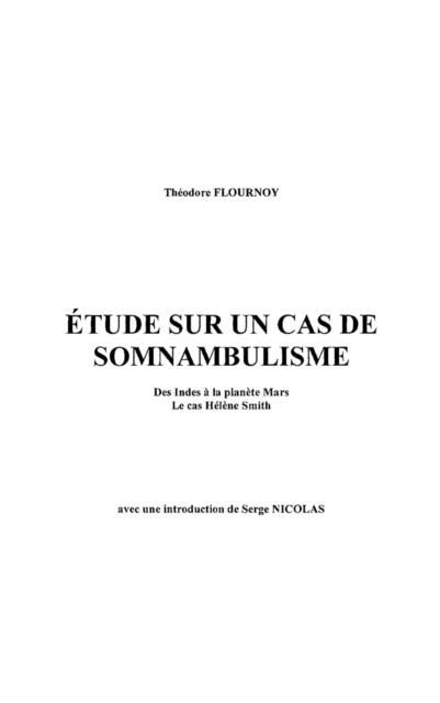 Produktbild: Etude sur un cas de somnambulisme