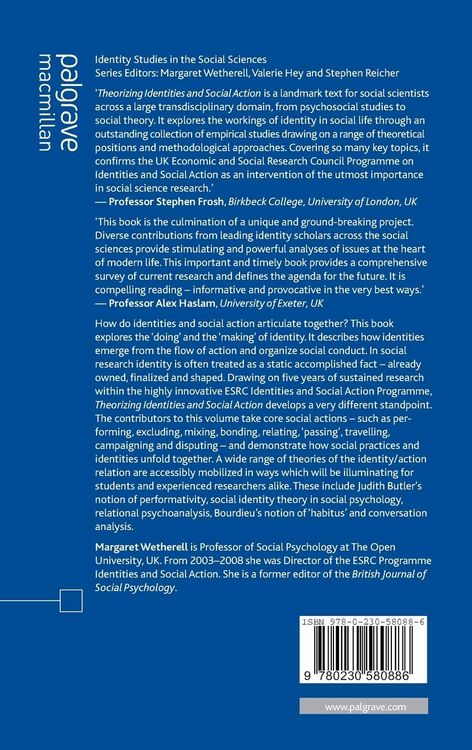 Produktbild: Theorizing Identities and Social Action