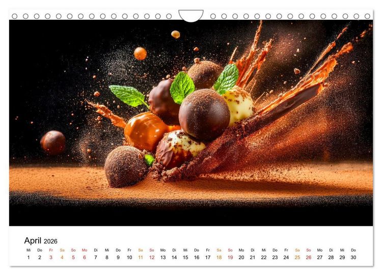 Produktbild: Sch&auml;tze der Confiserie Kunst (Wandkalender 2026 DIN A4 quer), CALVENDO Monatskalender