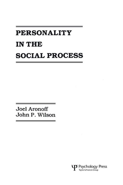 Produktbild: Personality in the Social Process