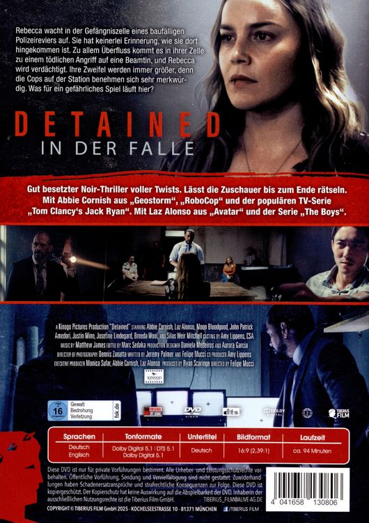 Produktbild: Detained - In der Falle