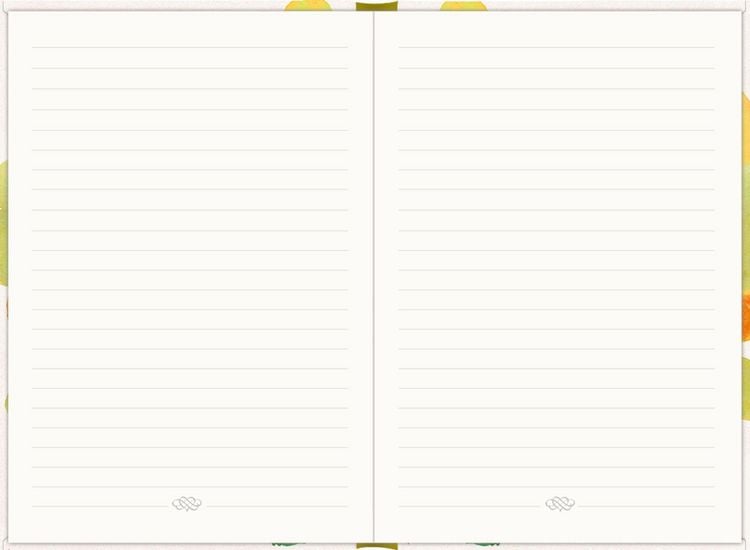 Produktbild: Notizbuch DIN A5 &ndash; Just Notes (Yellow Flower)